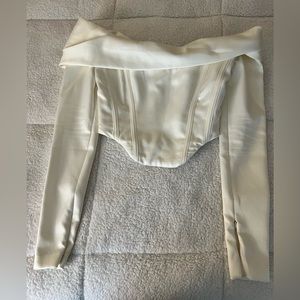 White House of Cb bustier top